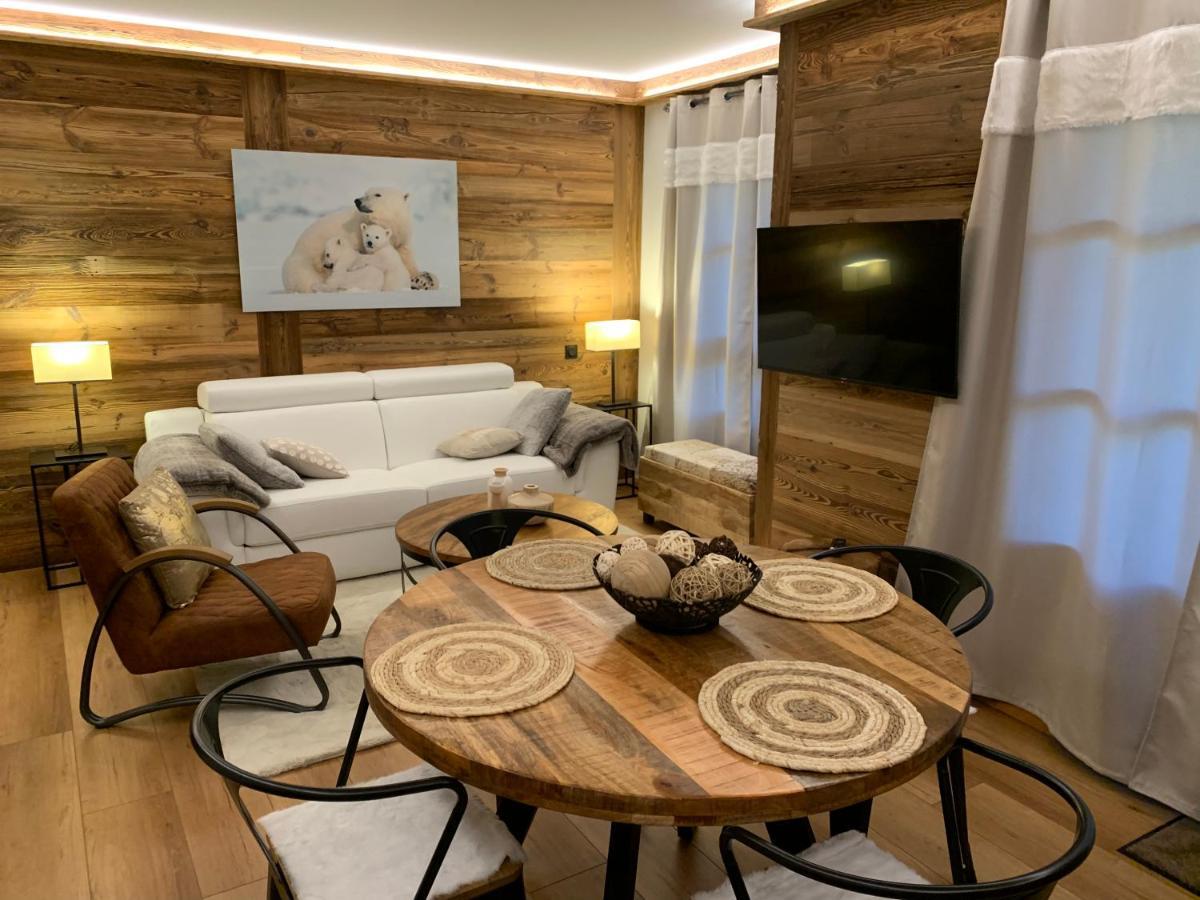 Appartement Luxe Prince des Cimes Arc 1950 Piscine intérieure et extérieure Les Arcs  Esterno foto
